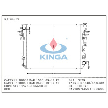 Novo radiador de carro para Chrysler Dodge RAM 1500/2500 09-12 em